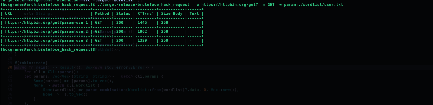 Bruteforce Testing Auth System